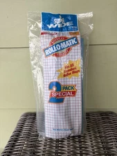 New Roll O Matic Mop Head MB Walton Original Refills 1252R Super Wide 2 Pack