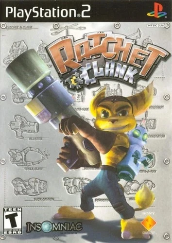 Ratchet & Clank (Playstation 2, 2002) w/Poster