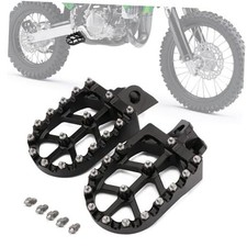 Dirt Bike Foot Pegs,Motorcycle Footpegs Wider Foot Pegs Rest Pedal CNC black