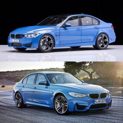 1:18 NOREV BMW BMW M3 F80 Abu Dhabi Blue car model | eBay