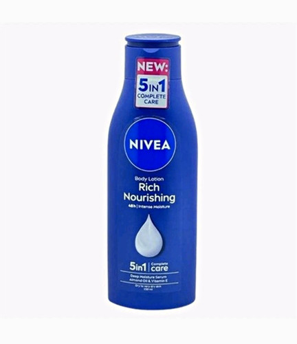 NIVEA Rich Nourishing Body Lotion Dry Skin Vitamin E Almond Oil 400 ml
