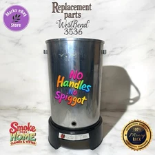 West Bend #3536 36 Cup Electric Percolator Parts - Base with Heating Element