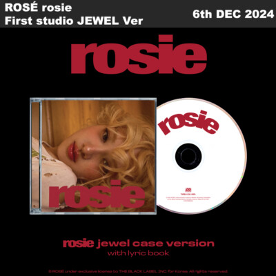 ROSÉ rosie First studio album JEWEL Ver CD+Booklet+Etc+Tracking Number