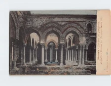 Postcard The Benedictine Convent Loggeta & Fontana del Chiostro Monreale Italy