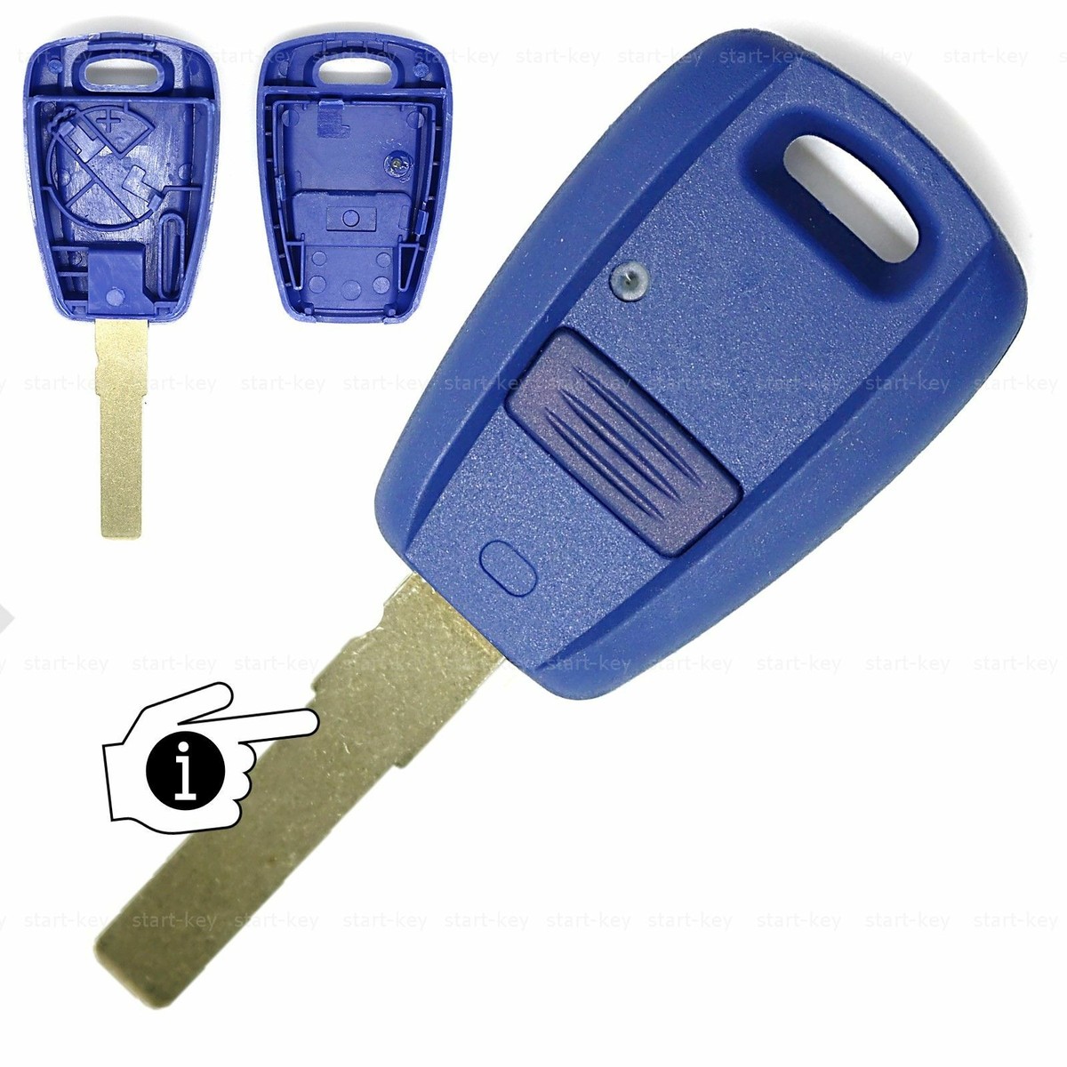 Schlüsselgehäuse Reparatur Set Für Fiat - Wie Neu In Minuten