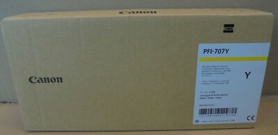 Canon PFI-707Y 9824B001 Tintenpatrone Gelb Yellow iPF830 iPF840 iPF850 01-2022