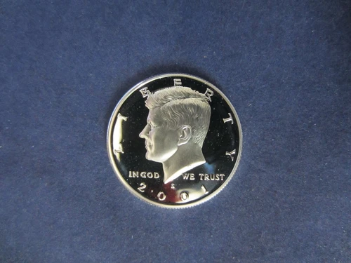 2001-S JFK Silver Kennedy Half Dollar Deep Cameo Mirror Proof Upper Grades
