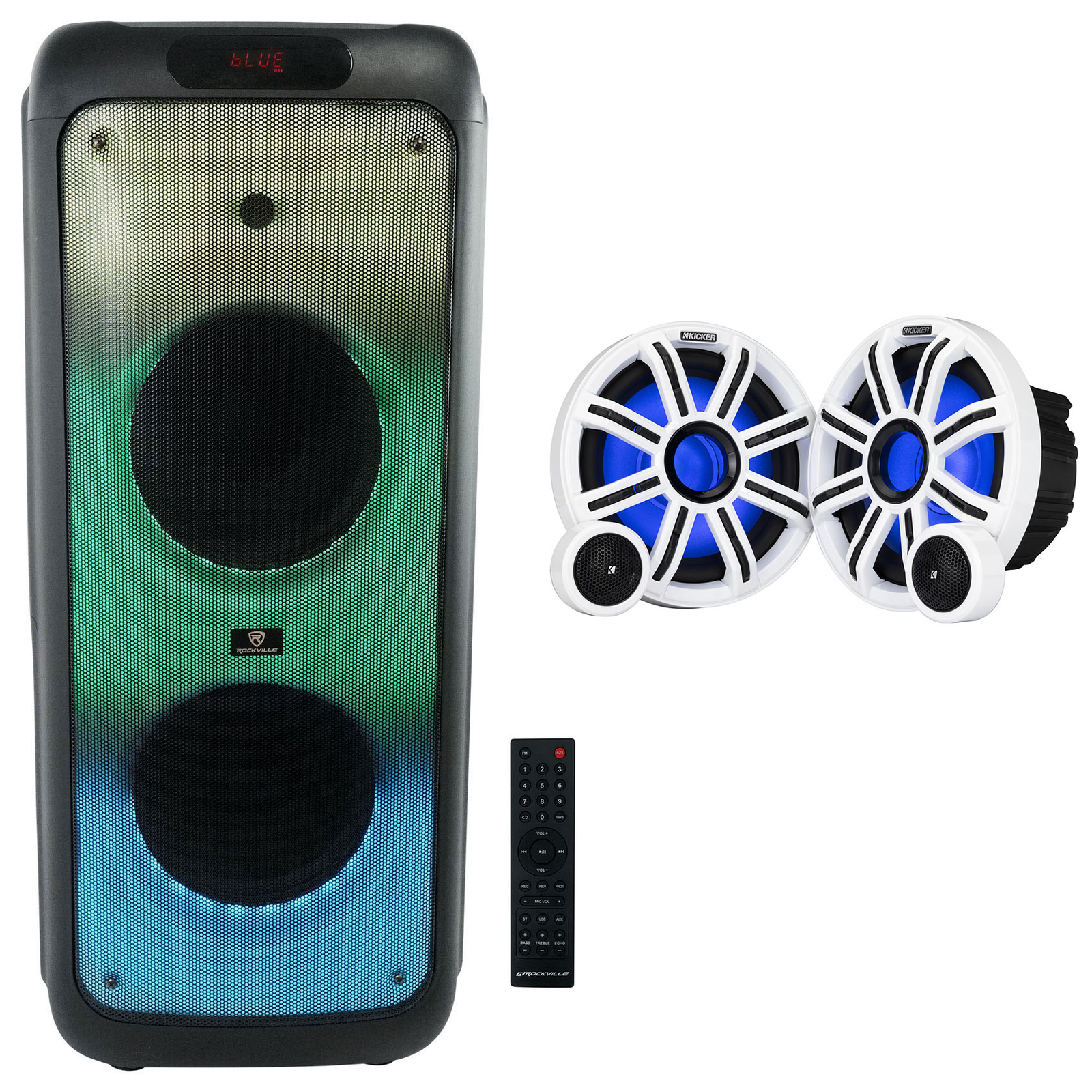 2 KICKER 51MSS8 8 400-ваттных динамиков премиум-класса для морских компонентов Домашний динамик