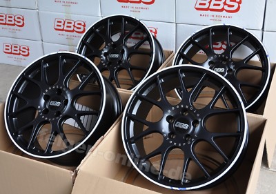 BBS CH-R schwarz 4 Felgen 8,5 x 20 Zoll ET40 CH118 für Audi A4 + S4 Typ B9