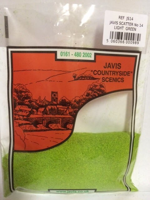Javis Model Railway or Wargames Light Green Scenic Scatter (JS14)