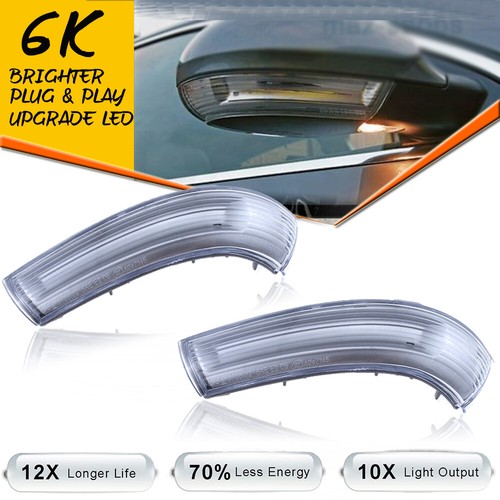 Amber Side Mirror Turn Signal Indicator Light For VW Jetta Golf MK5 Passat Bulbs - Picture 1 of 9