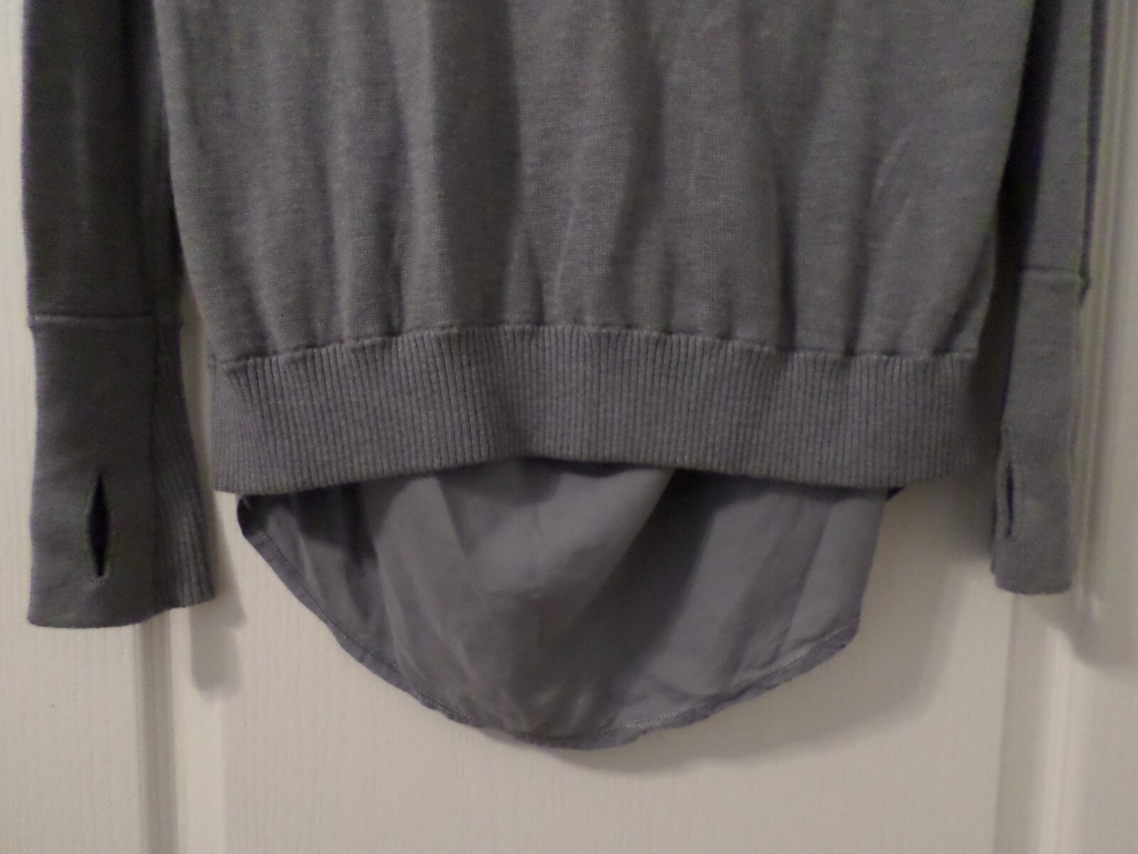 Lululemon Unity Pullover drape contrast back hi l… - image 3