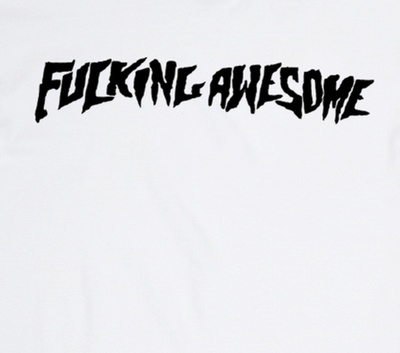 Fucking Awesome Sサイズ Fucking Awesome Beautiful Weird Tee Black Shortsleeves Fucking Awesome
