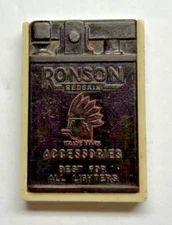Vintage Ronson Redskin Plastikit Flint Accessories Case