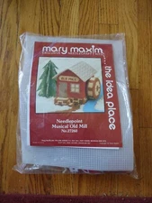 Mary Maxim Needle Craft Kits Needlepoint Musical Old Mill 27260 New Made In USA