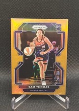 2022 Panini Prizm WNBA #148 Sam Thomas RC Orange Prizm /49 Rookie Mercury 