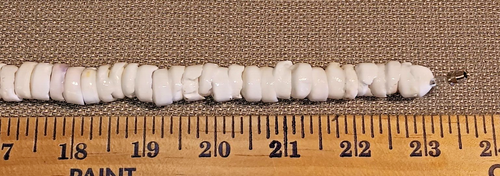 Large Original Hawaiian Puka Shell Necklace. 23" Long, 1/2" Individual Shells #2 - Picture 5 of 11
