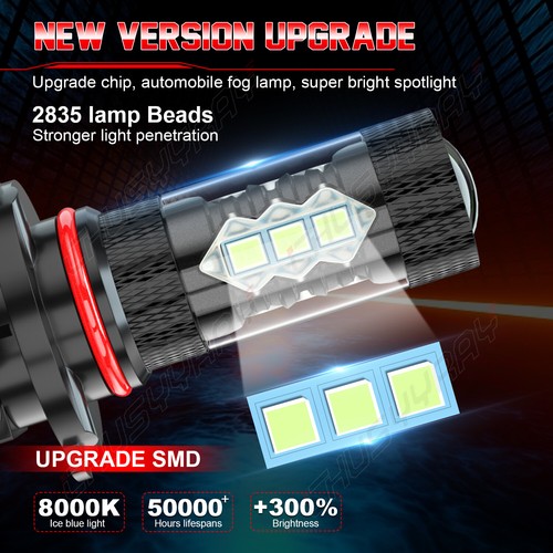 For Lincoln Aviator 2003-2005 6x Combo LED Headlight Hi/Lo Beam + Fog Light Bulb - Picture 18 of 21