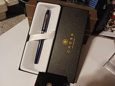 VERY RARE CROSS CENTURY II LUMINA BLUE FOUNTAIN PEN NEW 200 GRADUATION GIFT