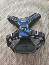 Rabbitgoo Dog Harness Blue No-Pull with 2 Leash Clips, Adjustable, Size SMALL 