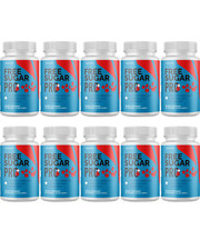 Free Sugar Pro   Support for Blood Health and Daily Well-Being - 10 Bottles