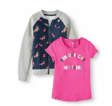 Wonder Nation 2pc Bomber Jacket SS Tee Shirt Set XS,S,M,L,XL,2XL TBD