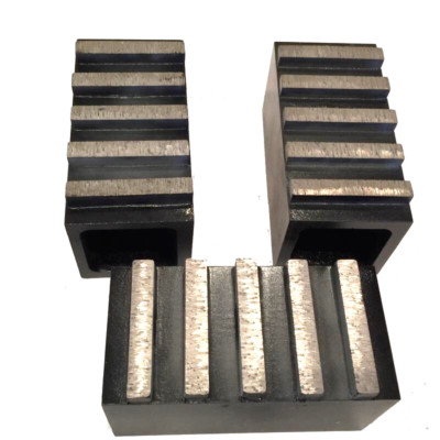 3 Pack Diamond Grinding Blocks Fit Edco Stow HUSQVARNA Concrete Floor Grinders