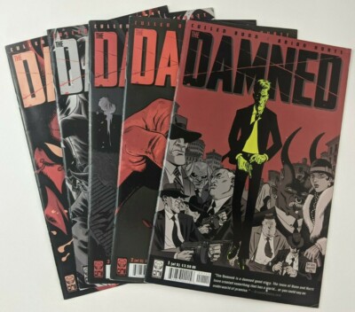 The Damned 1 2 3 4 5 Comic LOT Oni Press 1st Print COMPLETE Set Full Cullen Bunn