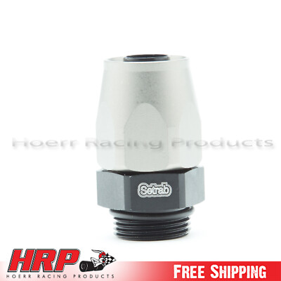 Setrab 22-M22RU12-00 ProLine Reuseable Hose End Adapter AN12, Straight Fitting