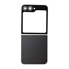Back Glass Set 2 Parts Camera Lenses Samsung Galaxy Z Flip6 Black Aftermarket