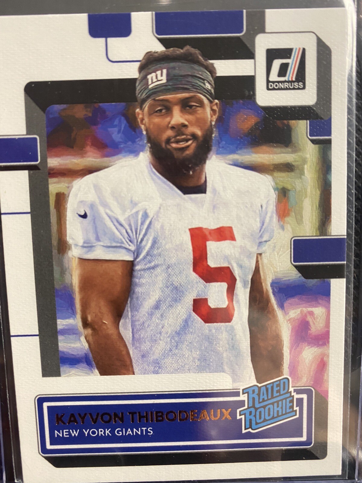Kayvon Thibodeaux (RC) -2022 Panini Donruss -  Rated Rookie Canvas #352  Giants