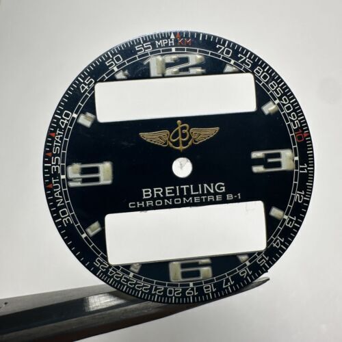 Breitling Chronometer B-1 B1 Dial Blue LCD Used Rare