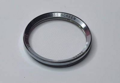Vemar B-36 Bay II Cross Screen Glass Lens Filter Japan B 36 BAYONET F Rolleiflex