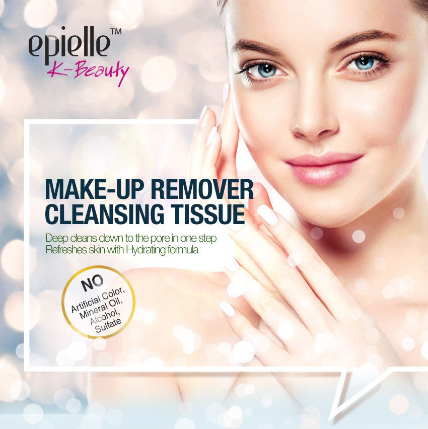 epielle® Argan Oil MakeUp Remover Cleansing Tissues60ct each, 2pk eBay