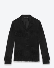 Women's Black Suede Coat The Vintage Franse Casual Remove Leather Jacket