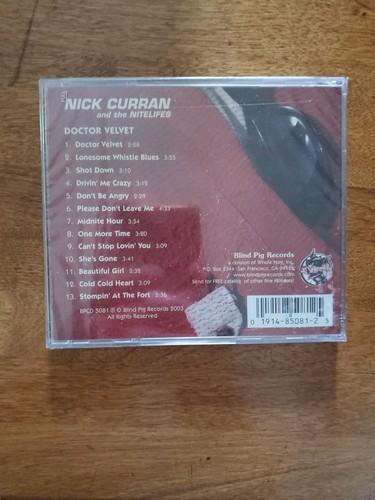 Nick Curran And The Nitelifes Doctor Velvet Sealed (CD, 2003) - Picture 2 of 4