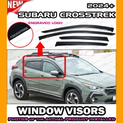 Parasole Paraschizzi Su Misura Per Subaru Crosstrek 2024-2025 - Copertura Parabrezza In Poliestere Nero Pieghevole