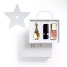 Dior Gift Set Prestige Serum 5ml, J adore 5ml, Rouge Dior Lipstick 999 NiB Auth