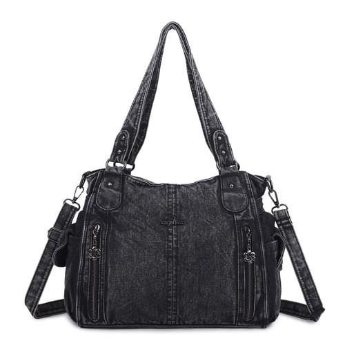Angel Kiss Women Handbag Waterproof Zip Top Handle Shoulder Crossbody Tote Bag - Picture 20 of 20