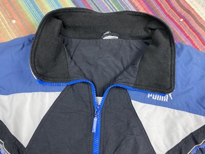 Vintage 90s Sports Nylon Tracksuit Top Jacket Athletic Stripes