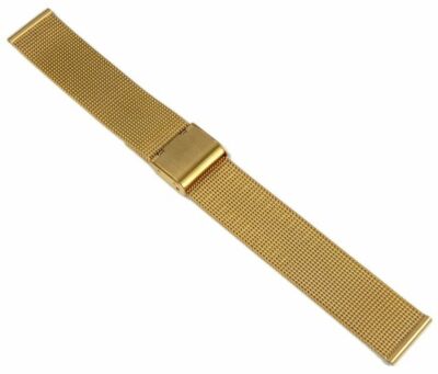 Uhrenarmband Edelstahl Milanaiseband IP Gelbgold Minott 20946G
