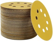 105pcs 5" Sanding Discs 60/80/120/150/220/320/400 Grit Hook and Loop with 8-Hole 0.23 per gallon