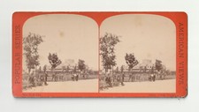 HISTORICAL Anthony Stereoscope View: Bowery Boys Gang Castle Garden, NYC ca 1860