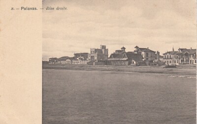 Old postcard HERAULT PALAVAS-LES-FLOTS right bank stamped 1903