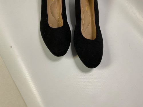 New Women’s Size 7.5 DREAM PAIRS slip on SHOES Low Chunky Heel dress - Picture 2 of 7