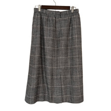 Vintage Evan-Picone Plaid Skirt. 70s, 80s. Side Pockets Sz 10. Great Condition