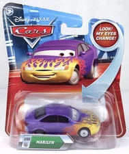 2010 Disney Pixar Cars Marilyn #155 Diecast Vehicle Eyes Change BNIP Sealed