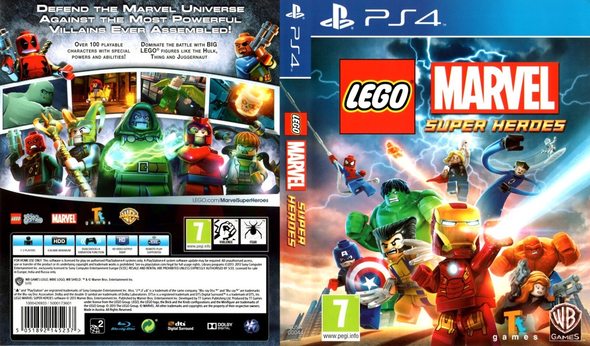 LEGO Marvel Super Heroes (Sony PlayStation 4, 2013) for sale