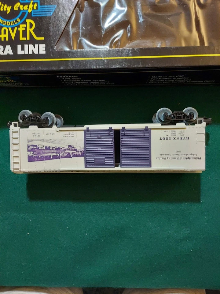 WEAVER 3 RAIL PHILADELPHIA & READING RAILWAY STATION BOXCAR - Image 4 of 4