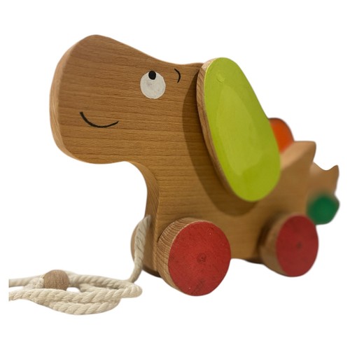 Wooden Toy Dog Push Toy - Picture 4 of 4